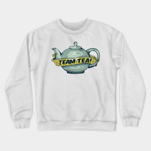 Green teapot Crewneck Sweatshirt by mailboxdisco